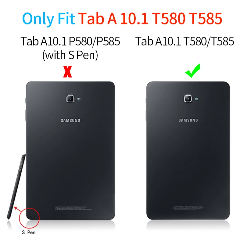 360 Вращающийся чехол для samsung Galaxy Tab A 10,1 T580 T585 чехол-подставка из искусственной кожи чехол для samsung Tab A6 10,1 T580N T580N