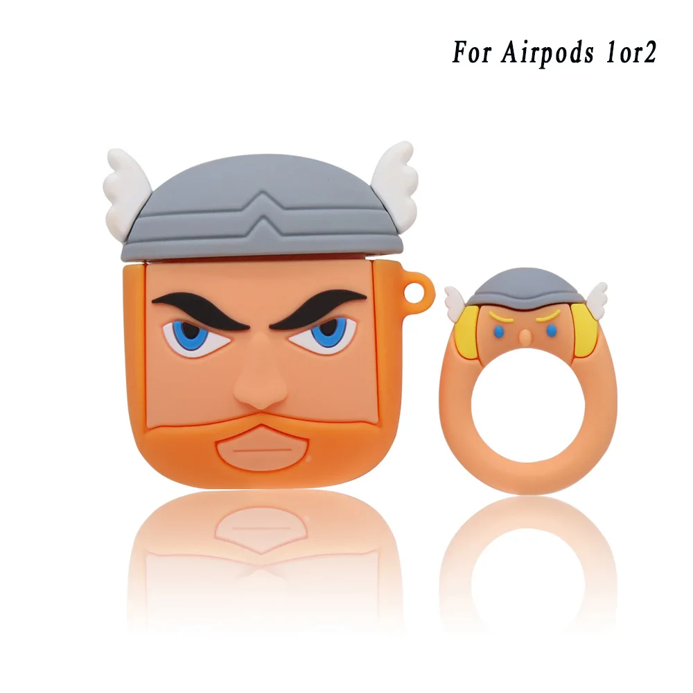J Чехол для наушников Airpods, силиконовый чехол Rick And marty, защитный чехол для Apple Airpods, чехол, аксессуары - Цвет: J