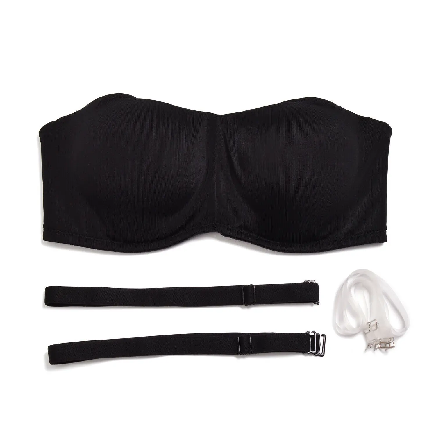 Transparent Strap Bras For Women Strapless Adjusted Convertible Underwire Padded Bra A B C D DD DDD E F G Full Cups Dropshipping