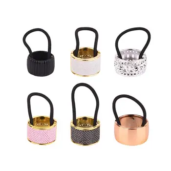 

2 Set=6pcs Hair Ties Round Elastic Resin Ponytail Holder Hair Rope Hair Cuff Hair Accessories Hair Band for Women Girls