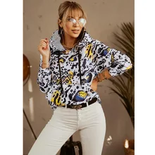 

Sweatshirt Best Friends Woman Hooded Long Sleeve Floral Casual Coat 2021 Autumn Winter Pullover Trendy Hoodies Sudadera Mujer