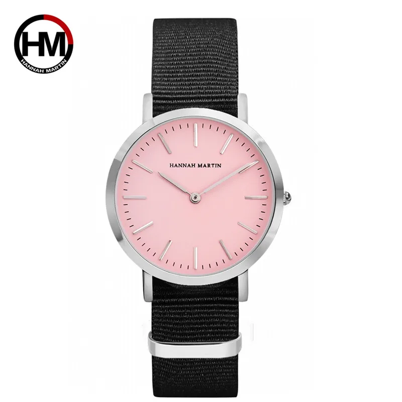 Нержавеющая сталь сетчатый ремешок Для женщин часы с японским механизмом