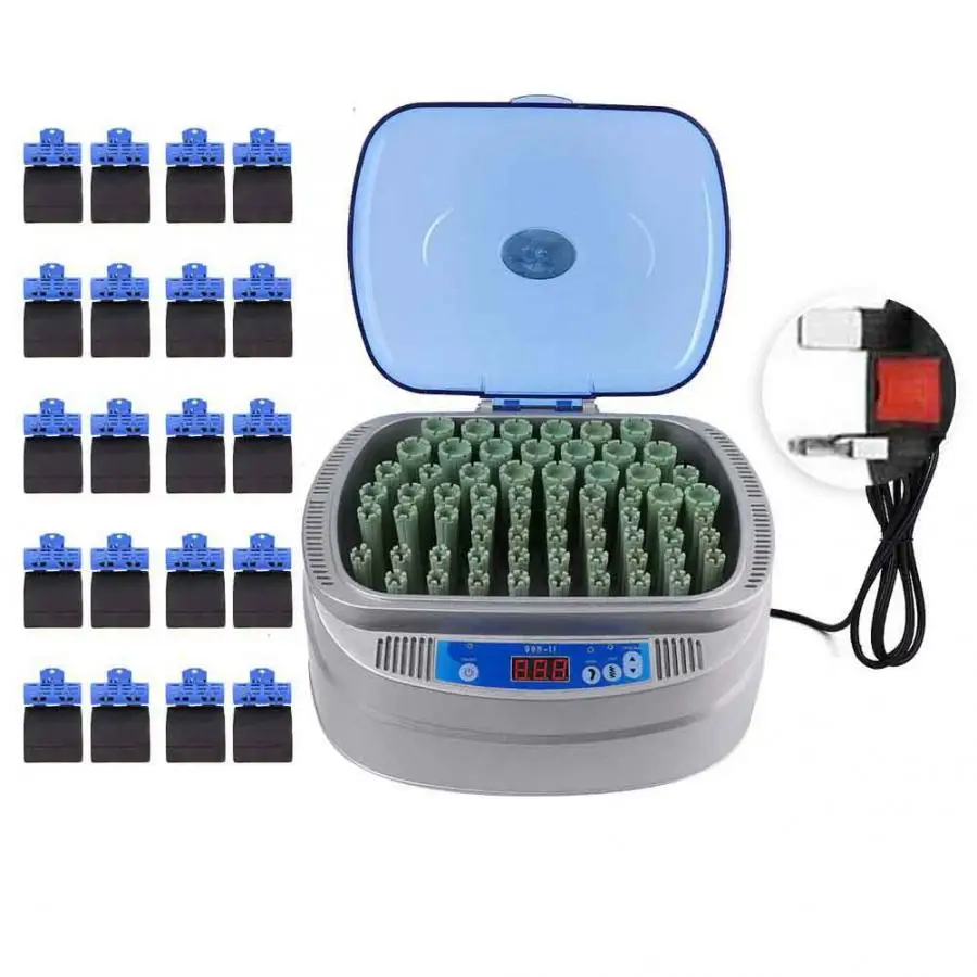 220V UK Plug Портативный Nano titanium Профессиональный Джамбо ролик беспроводной аппарат для завивки волос парикмахерской аксессуары для парикмахерской l - Цвет: 220V UK Plug