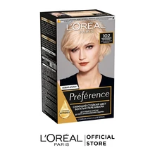 L'Oreal Paris Стойкая краска для волос "Preference", оттенок 102, Сверкающие переливы