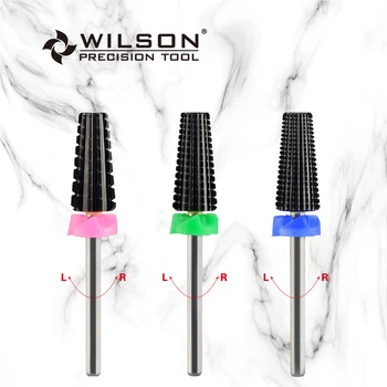

Black coating 5 in 1 (Fastest Remove Acrylics or Gels) - WILSON-Carbide Nail Drill Bit