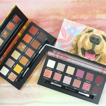 

Glitter 12 Colors Eye Shadow Palette Pigment Waterproof Matte Eye Makeup Tool EY669