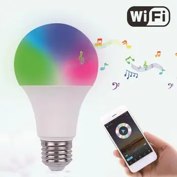 

LED Light Bulb RGBW Atmosphere Lamp Home Bar for Amazon Alexa LED Bulb Super Bright WIFI Control Party Decoration Google Home
