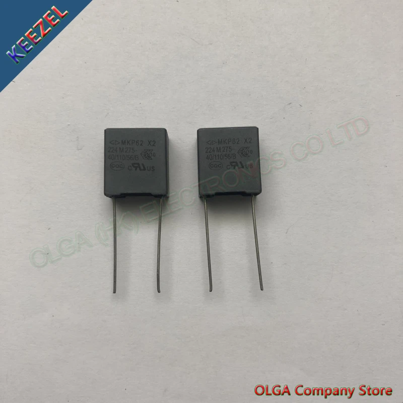 Xiamen MKP62 X2 защитный пленочный конденсатор 0 22 мкФ 275V 220NF 275VAC 224 P10.|capacitor multilayer|capacitor