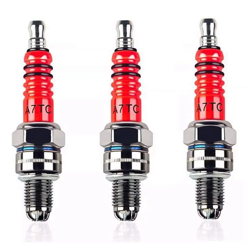 3 шт. A7TC тройной электрод для GY6 50 см 70cc 90 cc 110cc 125 150cc квадроцикл грязи мотоциклы
