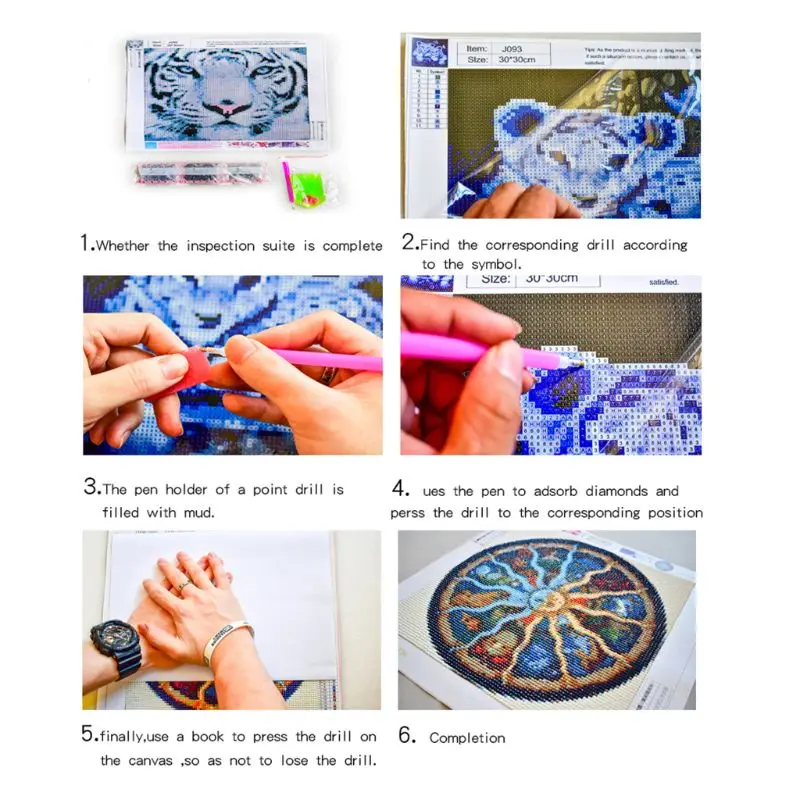 Beautiful Beautiful scenery 5D round Shaped Diamond Painting Embroidery Needlework Rhinestone Crystal Cross Craft Stitch Kit -