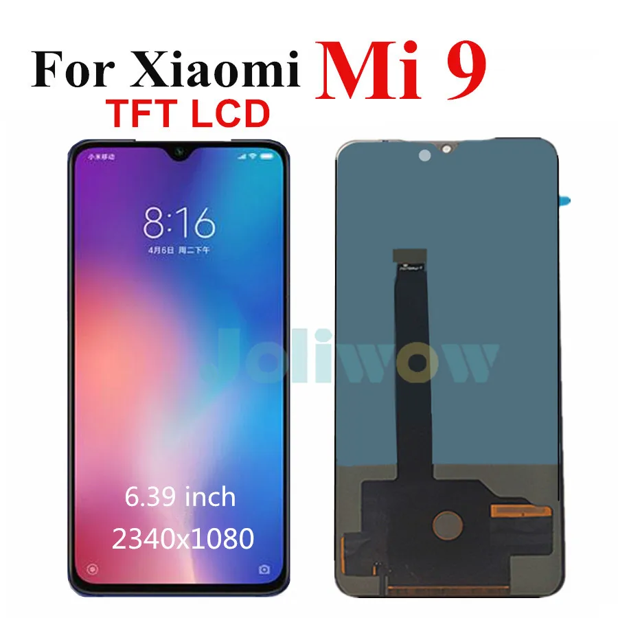 6.39&quot TFT LCD For Xiaomi Mi 9 Mi9 Display Touch Panel Screen Digitizer Assembly Replacement lcd with Frame | Мобильные телефоны