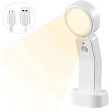 

USB Rechargeable Night Light with Motion Sensor Cabinet Lamp Easy Install for Wall Corridor Wardrobe Bedroom Bedside Nightlights