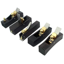 Top-DIY Mini Hand Planes Carpentry Carpenter Ebony Joinery Woodwork Tools 5 Pcs Set Hand Planer