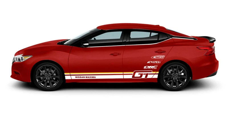 Автомобильный GT стильный спортивный автомобиль наклейка для Nissan MAXIMA Mark Levinson внешняя Боковая дверь наклейка авто наклейка