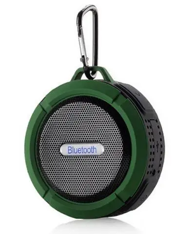 green HETNGSYOU Altavoz Bluetooth динамик мини Портативные водонепроницаемые беспроводные динамики звуковая коробка с громкой связью TF карта для мобильного телефона - Цвет: green