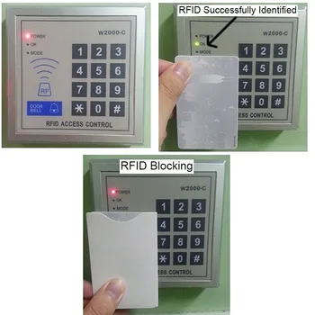 

RFID Blocking Sleeve Identity Theft Protection Sleeves Case Holder, Anti Theft Travel Case Set - Slim Design for Wallet P