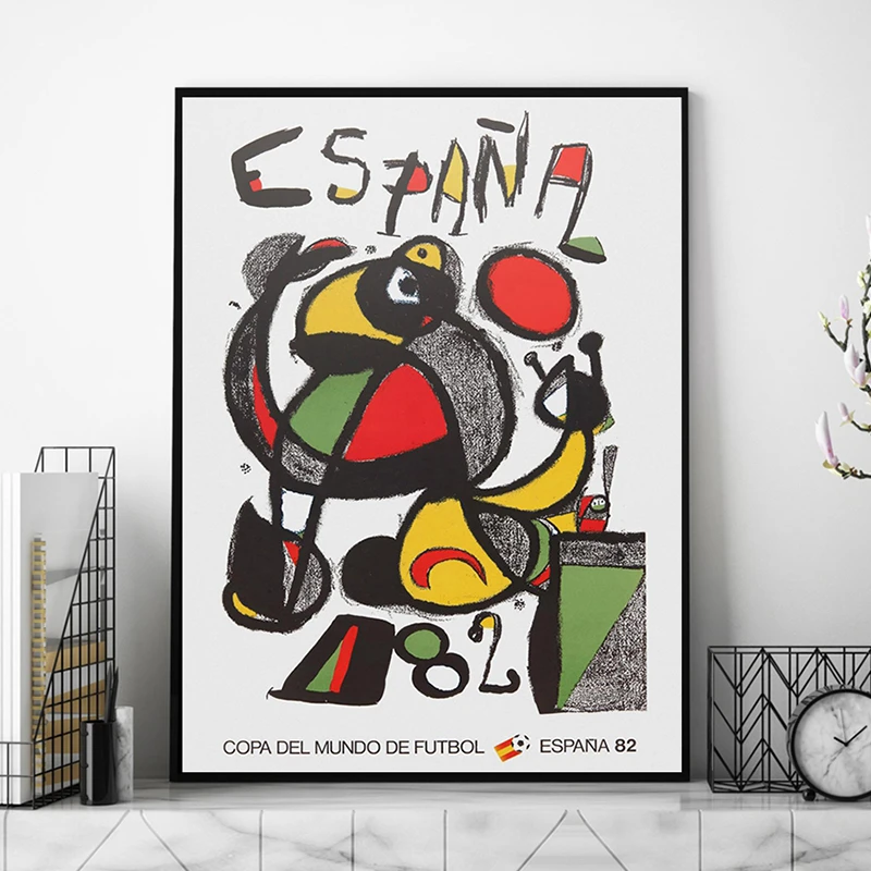 サッカーワールドカップ19ポスタースペイン写真世界チャンピオンズ壁アートキャンバスプリントホームデコレーションオフィスリビングルーム Painting Calligraphy Aliexpress