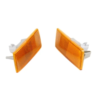 

Pair Left Right Front Bumper Side Turn Signal Lamp Marker Light Leaf Lamp for Chrysler 300 300C 04805860AA 04805861AA