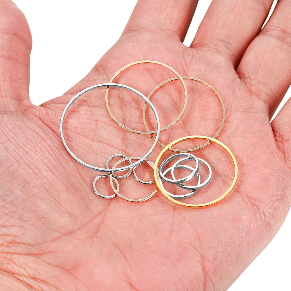 50mm Rhodium Plated Brass Hoop Pendant 1.5mm Wire 3pcs. Ear Hoop Brass Hoop Finding Ring Hoop