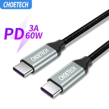 CHOETECH кабель usb type-C для быстрой зарядки и передачи данных кабель USB C-type C 3,3 фута/1 м для samsung S10 S8 телефонный кабель для Xiaomi huawei