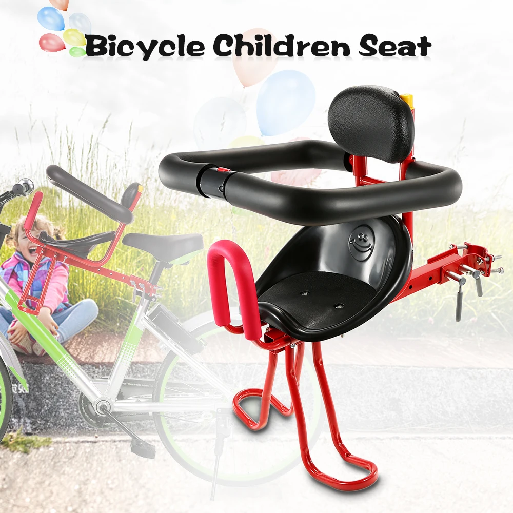 

Lixada Mountain Road Bicycle Child Seat Safety Kids Front Seat Saddle Carrier With Metal Pedal Quick Release Kid Children Chair