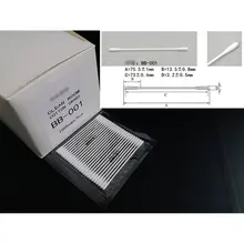 25 шт./пакет компактный размер натуральный хлопок палочки для дерева Чистка ушей для носа косметика для здоровья ватные палочки