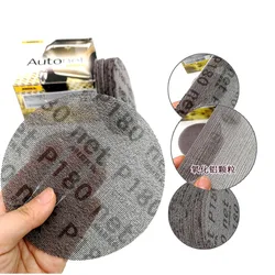 3/4/5/6Inch MIRKA Dust Free Sanding Discs Mesh Abrasive Flocking Dry Sanding For Polishing Putty 80 120 180 240 320 400Grit