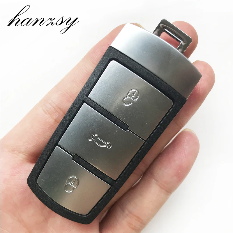 3 кнопки смарт-ключ чехол для Фольксваген CC Passat Magotan 3C0 959 752 BA AD корпус