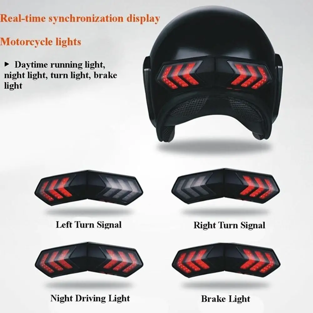 

Motorcycle Helmet Light 12V Real-time Sync with Brake Lights and Turn Signal Lights Motorcycle Accessories