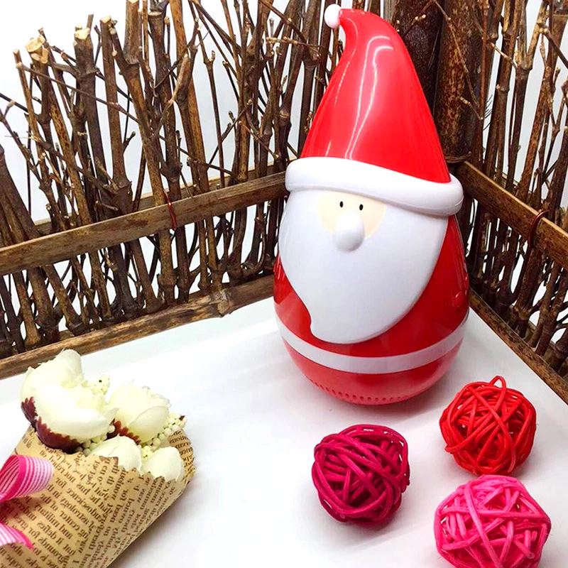 

Mini Cute Santa Claus Carnival Tumbler Christmas Usb Gift Portable Outdoor Wireless Bluetooth 4.2 Speaker Support TF Card Radio