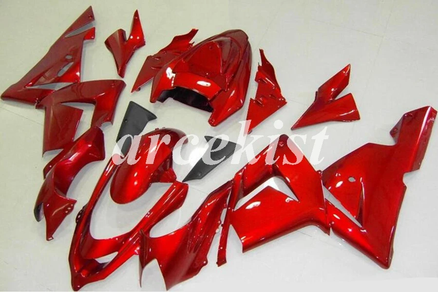 New ABS Motorcycle Full Fairings kit Fit for Kawasaki Ninja ZX10R 2004 2005 04 05 10R Fairing Body set Red | Автомобили и
