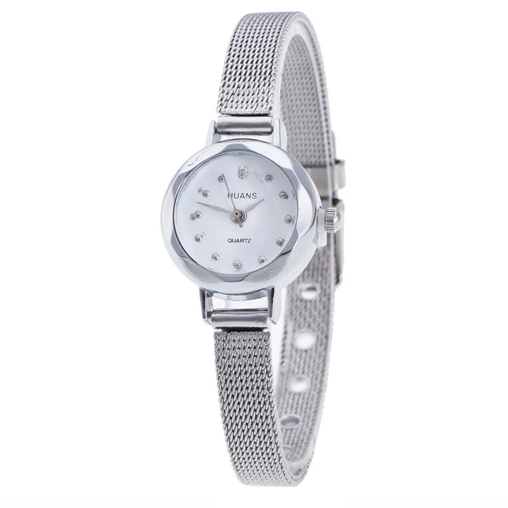 Женские наручные часы из нержавеющей стали с сетчатым ремешком, роскошные часы, женские часы-браслет, модные часы zegarek damski reloj#10