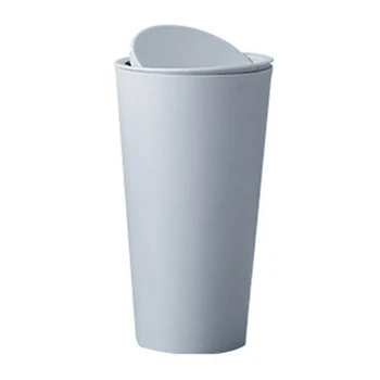 

2Pcs Auto Car Garbage Can Car Trash Can Garbage Dust Case Holder Rubbish Bin Blue & Beige
