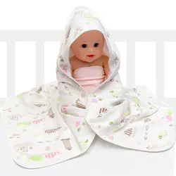 Обертывающее одеяло из чистого хлопка, детское одеяло, летнее тонкое пальто для новорожденных, детское весенне-осеннее зимнее одеяло