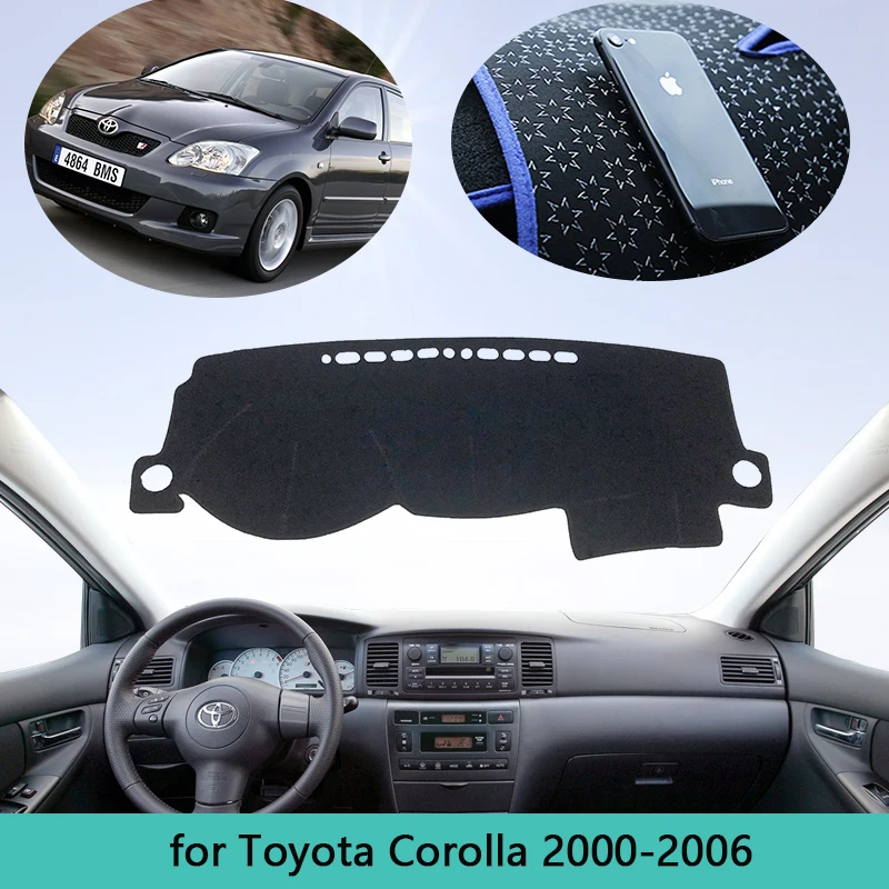 

Коврик для приборной панели Toyota Corolla E120, E130, 2000, 2001, 2002, 2003, 2004, 2005, 2006
