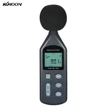 KKMOON цифровой измеритель уровня звука ЖК-дисплей измеритель шума 30 дБ~ 130 дБ децибел мониторинг тестер дБ измеритель шума измерительный прибор