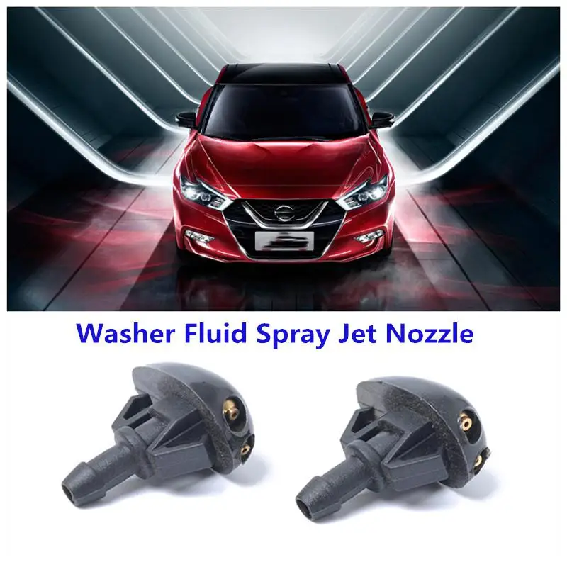 1 пара жидкость для стеклоомывателя Форсунка инжектора насадка Nissan