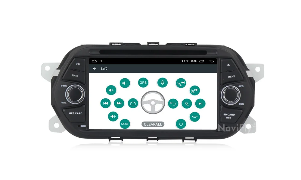 Best NaviFly Android 9.1 car multimedia player for Fiat Tipo Egea 2015 2016 2017 DVD GPS Navigation Wifi Quad Core 2G RAM 32G ROM Map 16