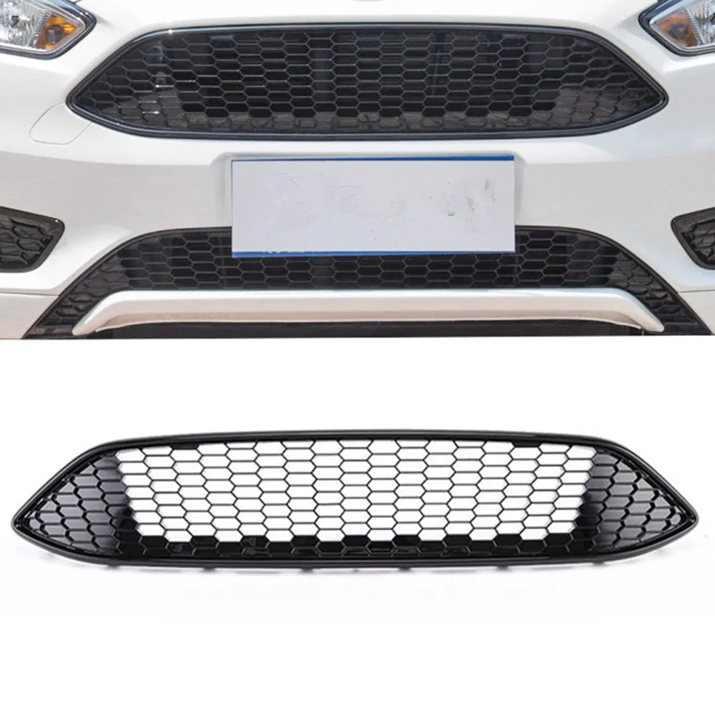 Передний центр сотовая сетка решетка бампер подходит для Ford Focus 2015 2016 2017 2018