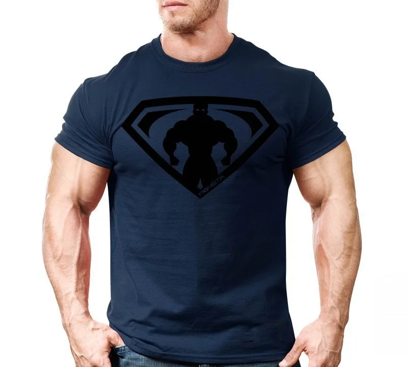 New super handsome hero simple small icon style T-shirt fashion trend clothing young sports short-sleeved men and women children