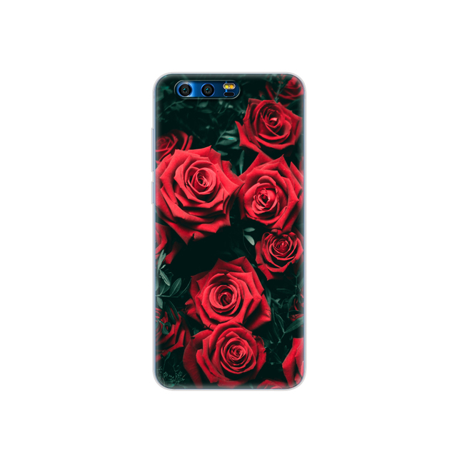 phone case for  honor 9 honor 9 lite soft tpu silicon back cover 360 full protective printing transparent coque