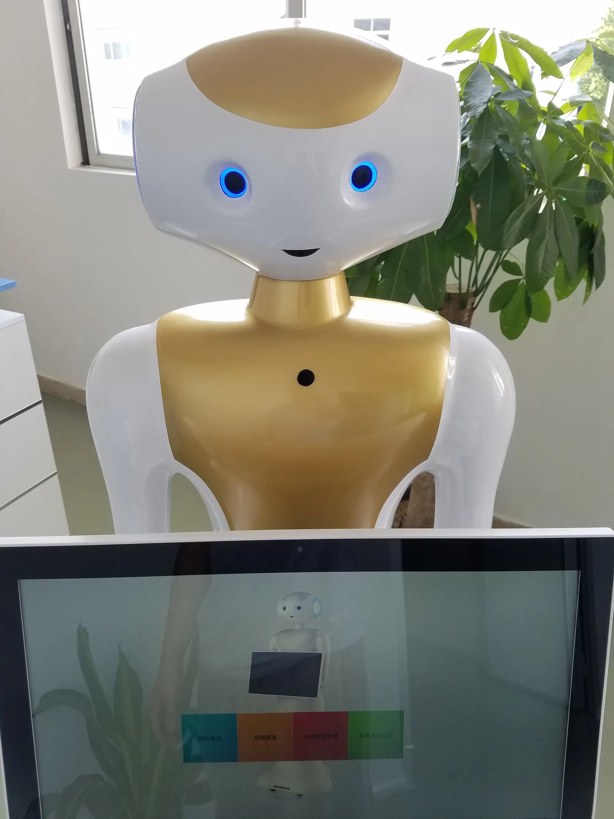 Humanoid английский образовательный робот школьный центр торговый центр зал способ приема голосовой гид робот