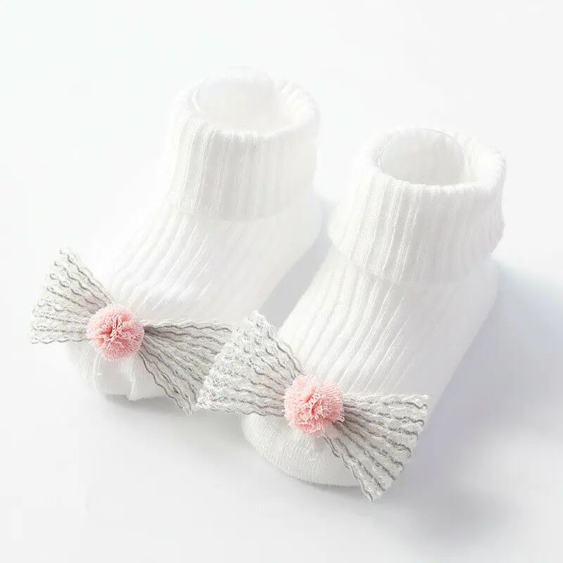 Носки для малышей милые теплые нескользящие носки-тапочки с 3D рисунком фруктов для маленьких мальчиков и девочек - Цвет: Белый