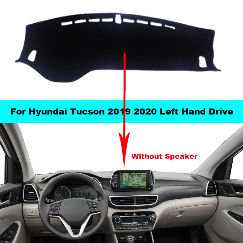 Крышка приборной панели автомобиля для Hyundai Tucson 2019 2020 Dashmat Pad Dashboard коврик Защита