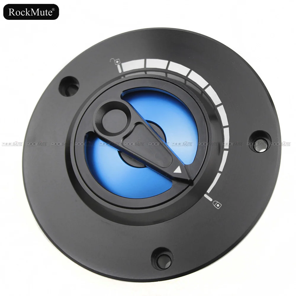 

For KAWASAKI ZX14 ZZR1400 2006-2016 Motorcycle Fuel Tank Cap CNC Aluminum Keyless Twist off Nimble Quick Lock Gas Cover