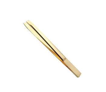 

eyebrow clip 2020 New Eyelash Tweezers Female Gold-plated Eyebrows Pliers Threading Eyebrow Clip To Eyes Wallet Beauty Tools