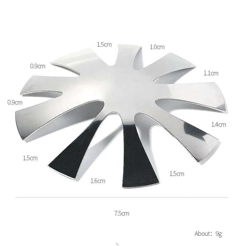

New Different French Manicure Model Steel Plate Model Crystal Sliver Nail Production Stainless Steel Template