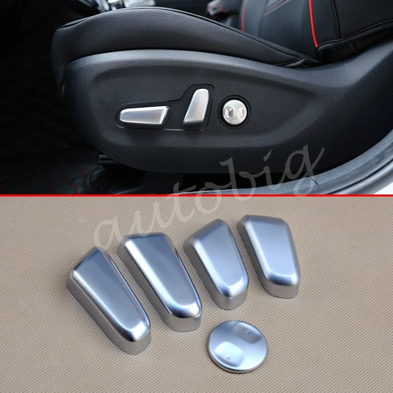 

Seat Adjustment Switch For Kia Sportage QL 2017 Matte Chrome Adjust Button Cover Interior