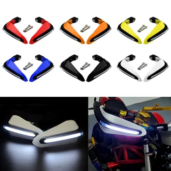 

Motorcycle Handguard Pit Bike Hand Guards&Turn Signal LED For HONDA integra 750 cb500 cbr250r c90 cbr1000rr dio 27 shadow vt1100