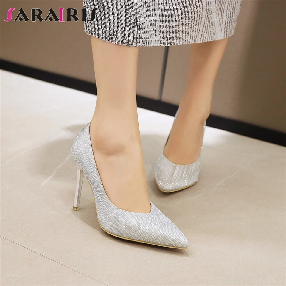 Sarairis High Heels Bridal Pumps 2020 Spring New Design Party